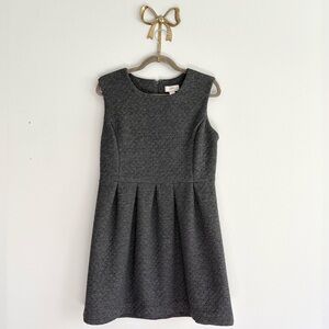 🩶 LOFT charcoal grey quilted sleeveless dress, sz. M 🩶